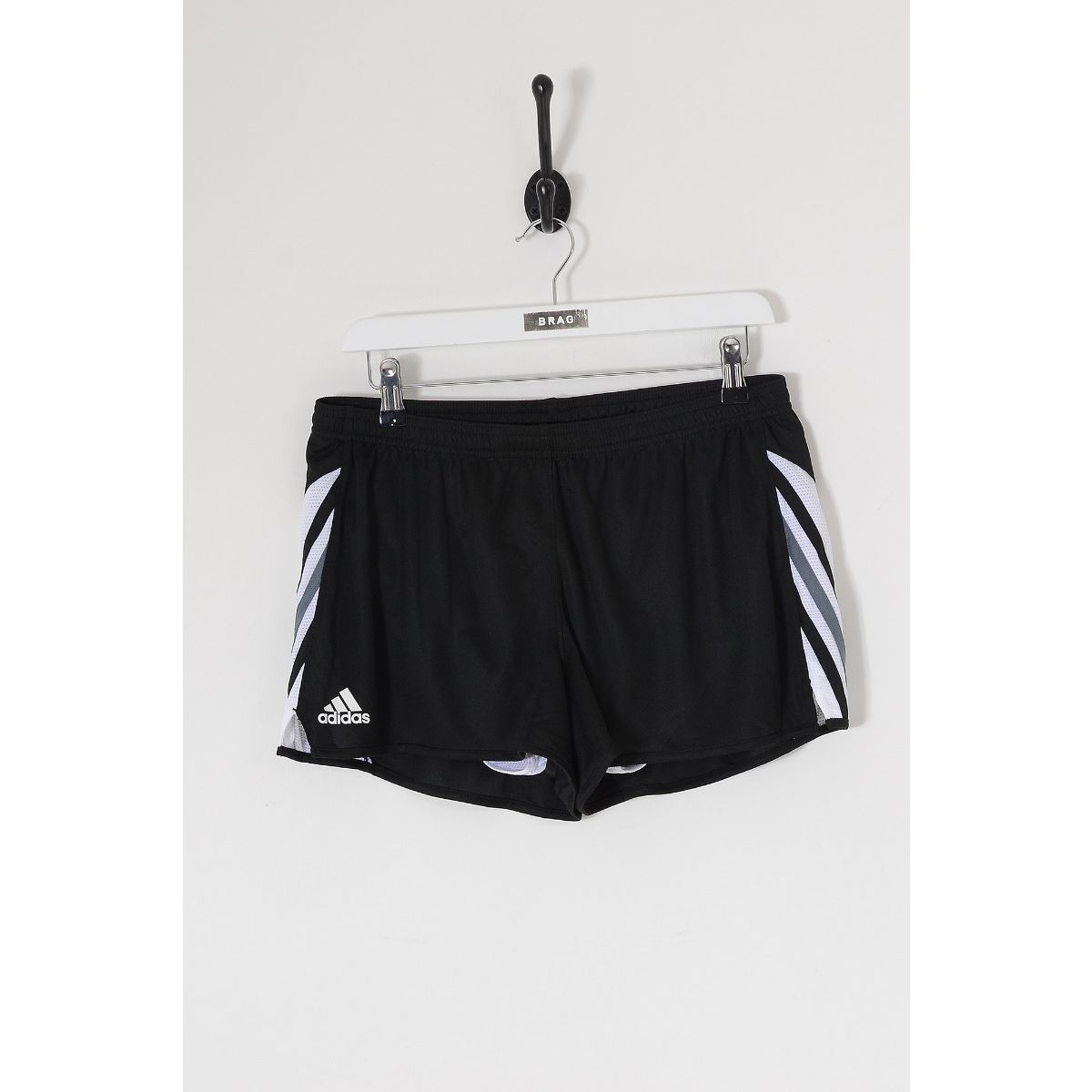 Vintage ADIDAS Sports Shorts Black Medium
