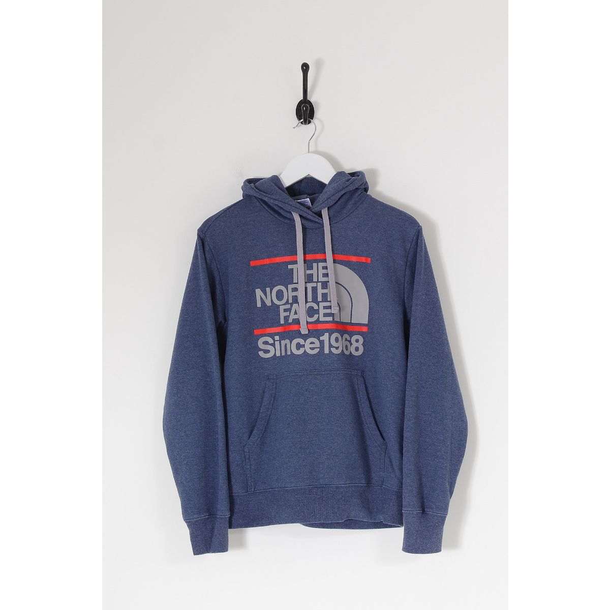Vintage THE NORTH FACE Hoodie Dark Blue Small