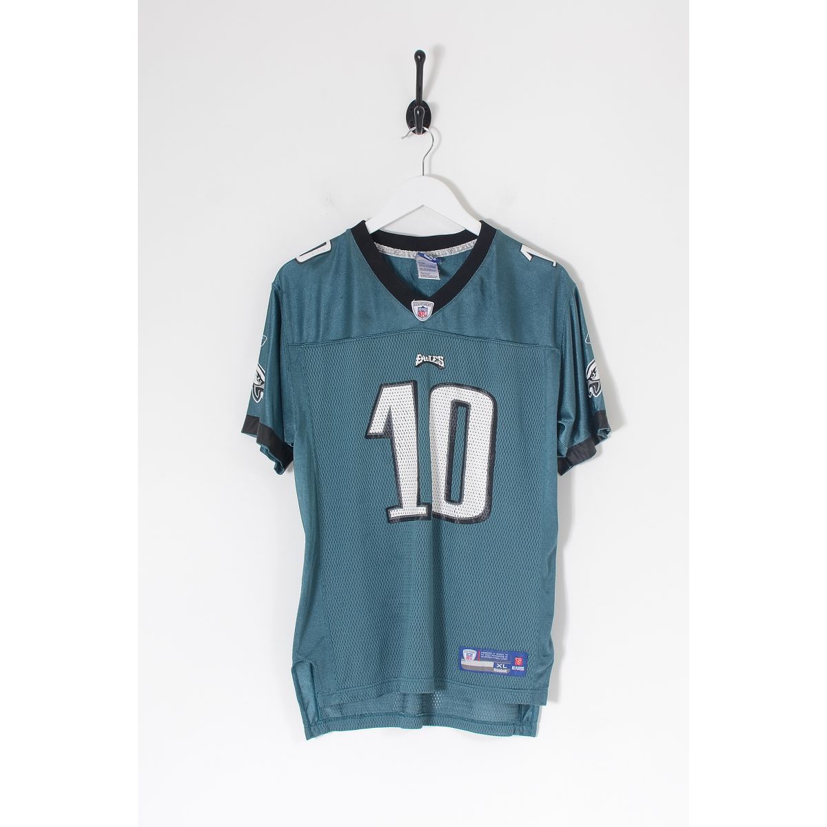 Vintage REEBOK NFL Philadelphia Eagles American Football Jersey Turquoise XL