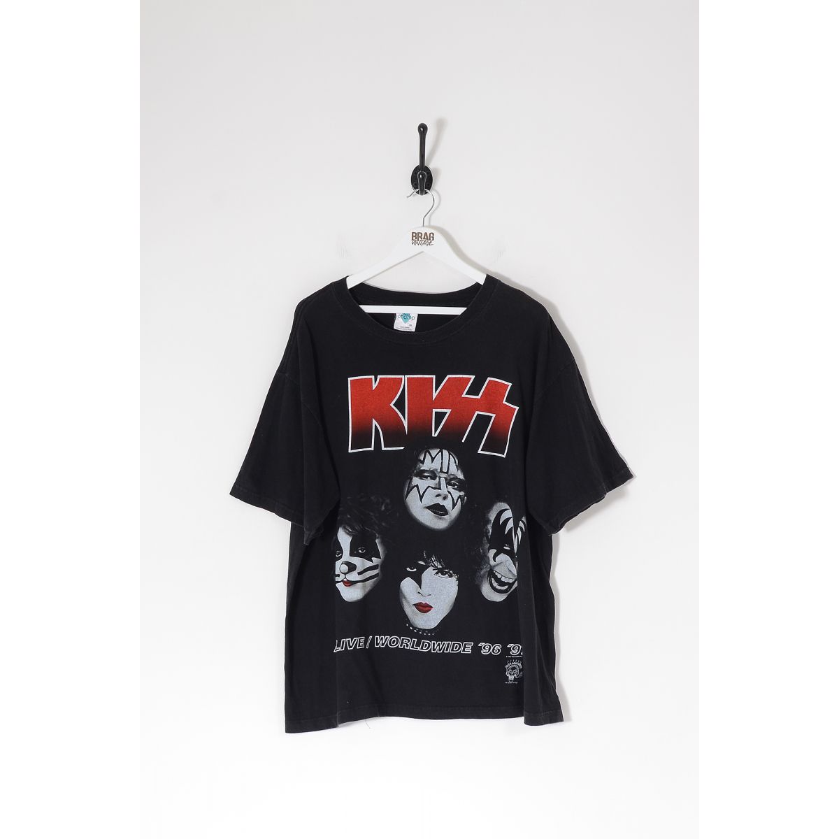 Vintage Kiss Alive / Worldwide 1996/97 Tour T-Shirt Black XL