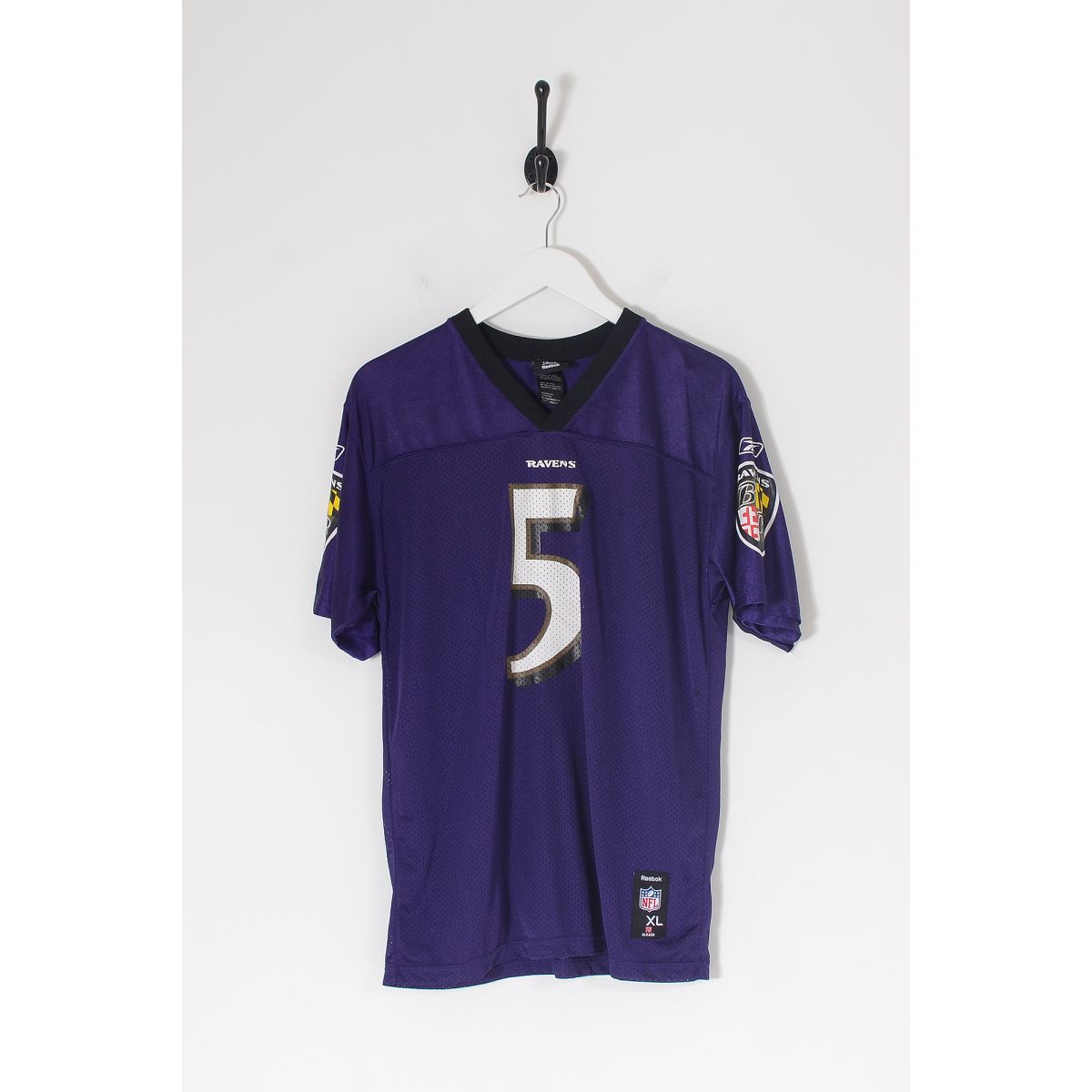 Vintage REEBOK NFL Baltimore Ravens American Football Jersey Purple XL