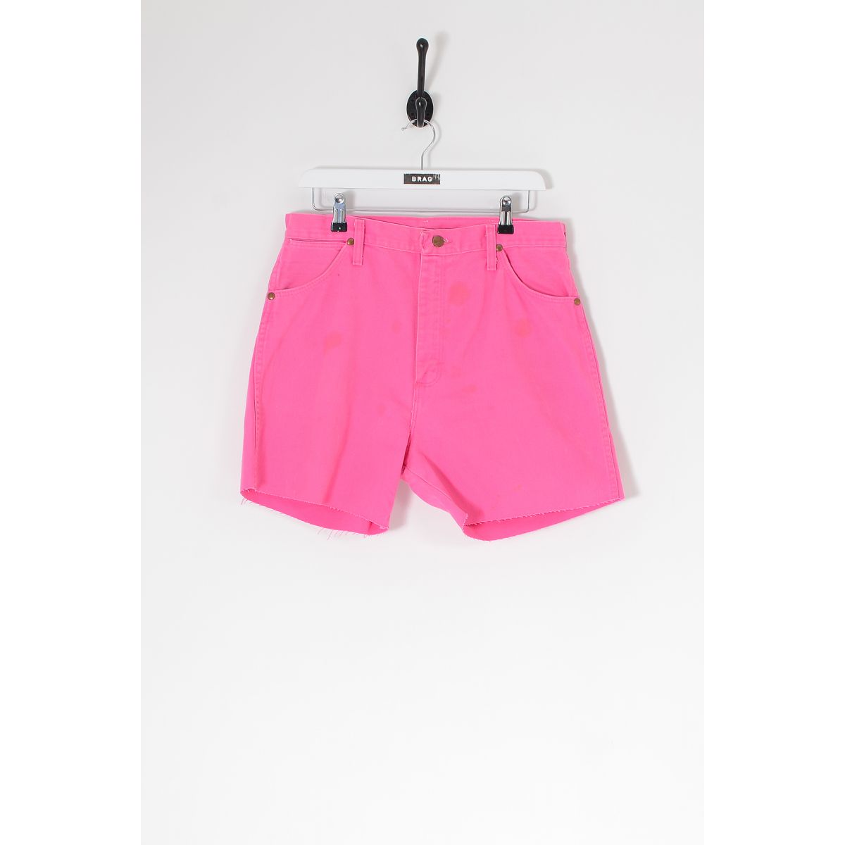 Vintage WRANGLER Denim Shorts Bright Pink W32