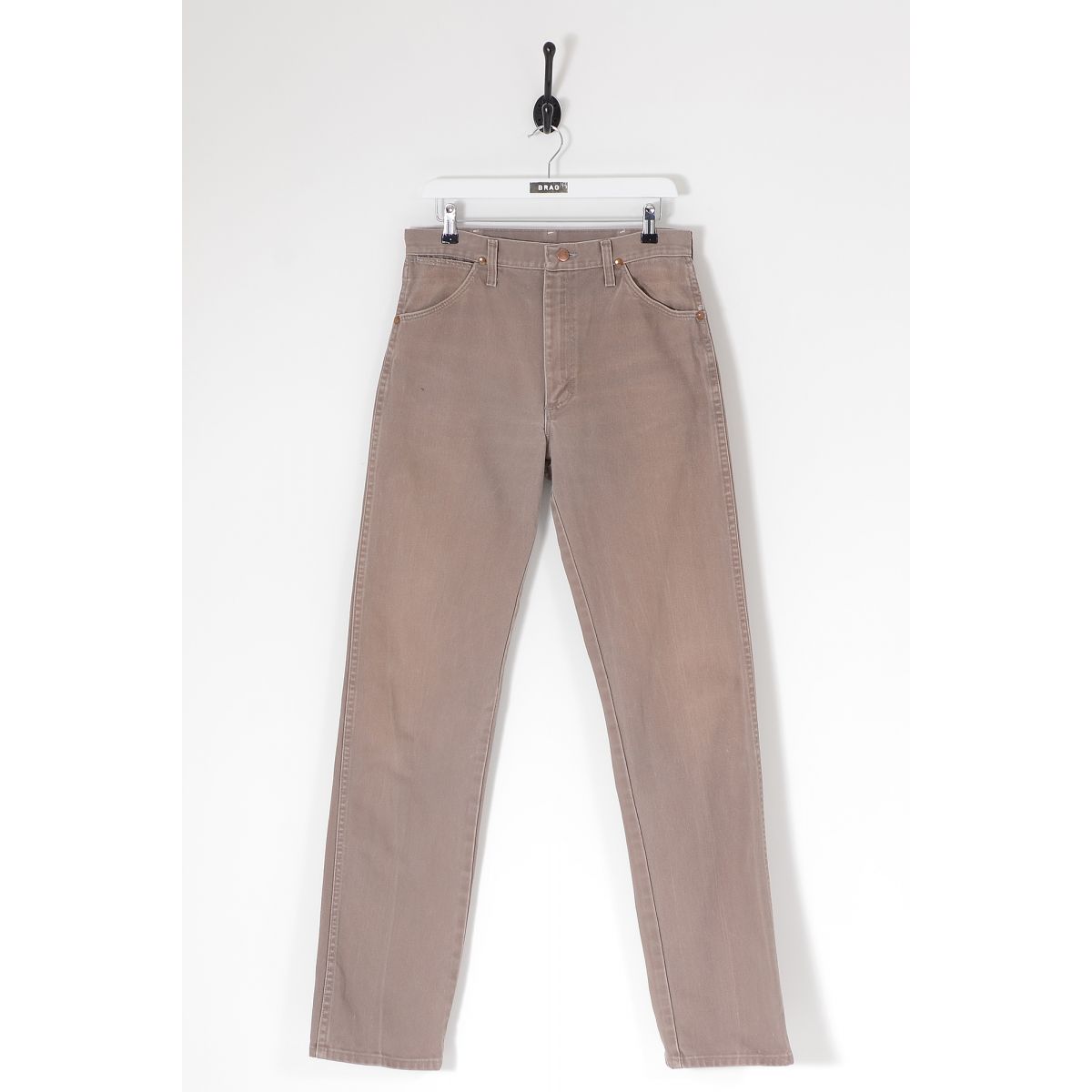Vintage WRANGLER Straight Leg Jeans Grey-Beige W32 L36
