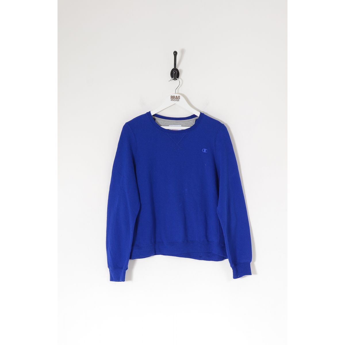 Vintage CHAMPION Classic Sweatshirt Royal Blue Large