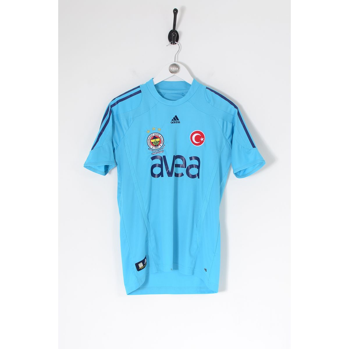 Vintage ADIDAS Fenerbahçe S.K. 07-08 Kit Football Shirt Blue Small