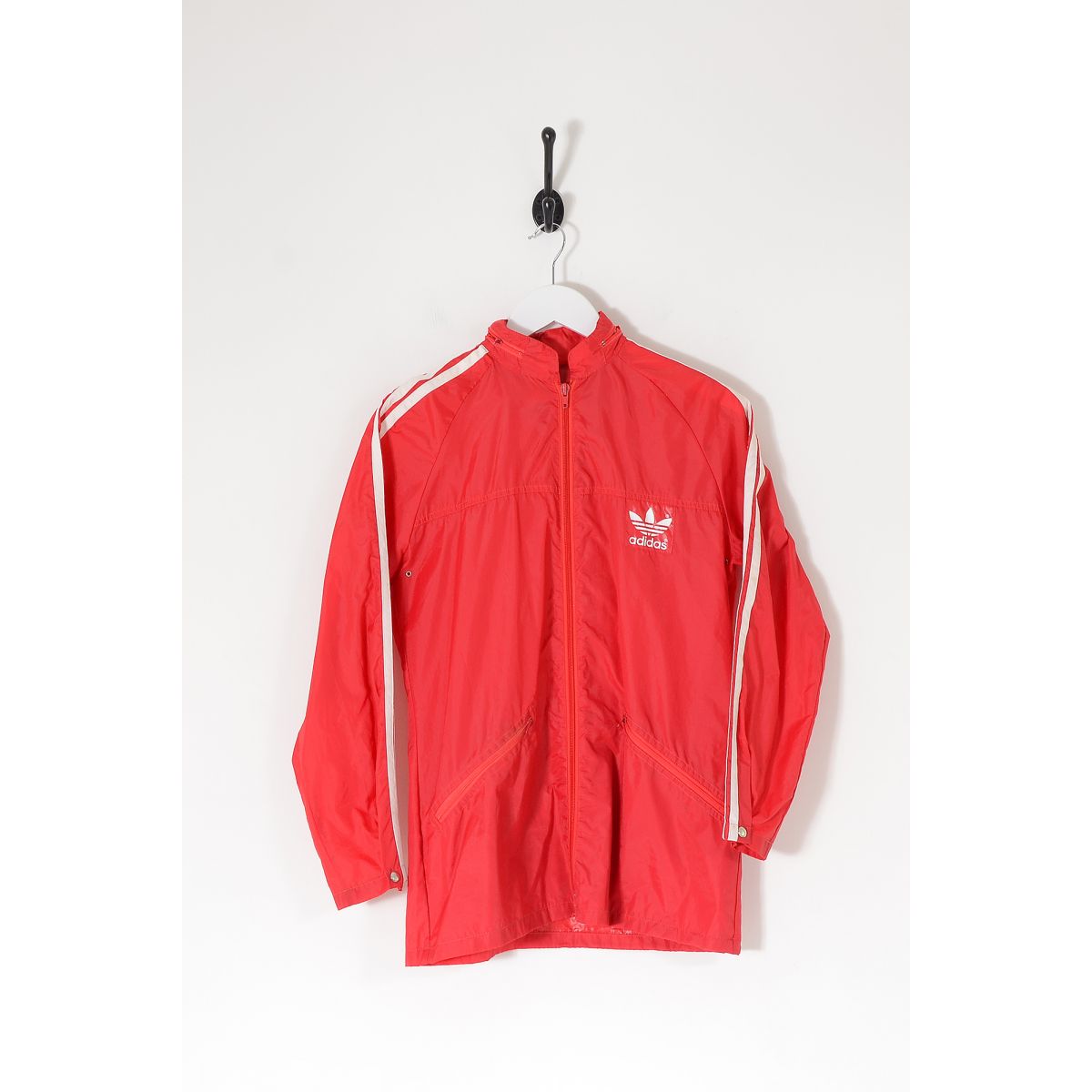 Vintage ADIDAS Lightweight Zip Up Jacket Red Medium