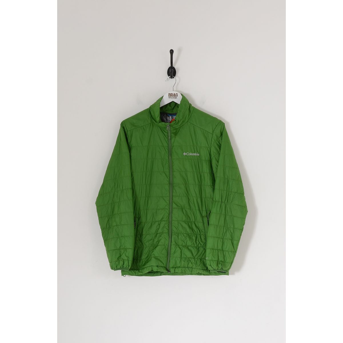 Vintage COLUMBIA Puffer Coat Green Small
