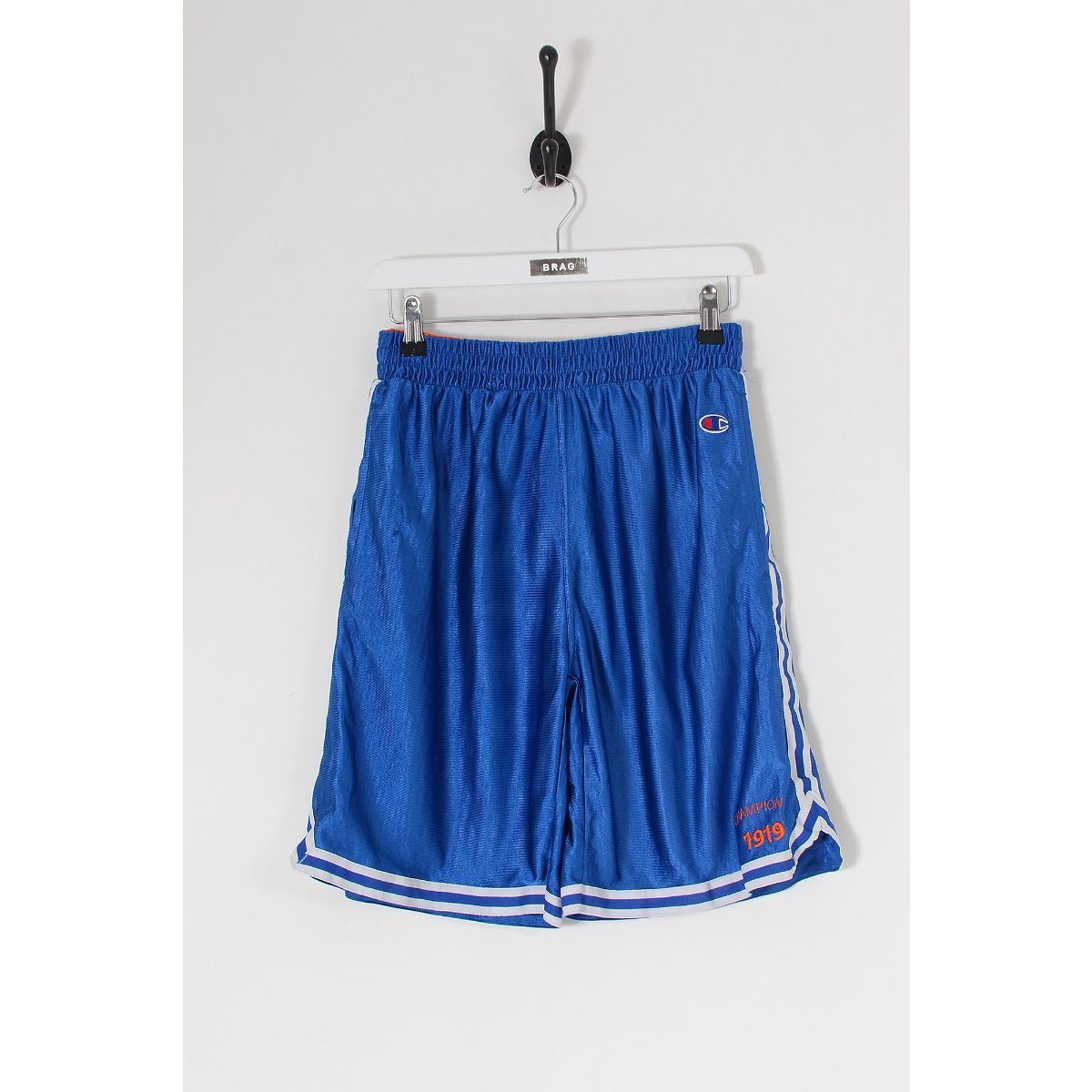 Vintage CHAMPION Sports Shorts Blue XS