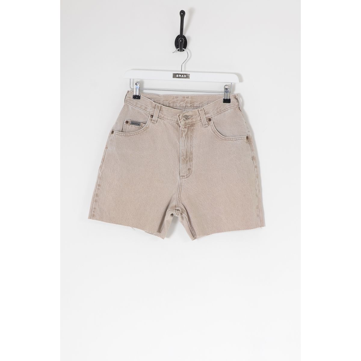 Vintage LEE Cut Off Denim Shorts Beige W28