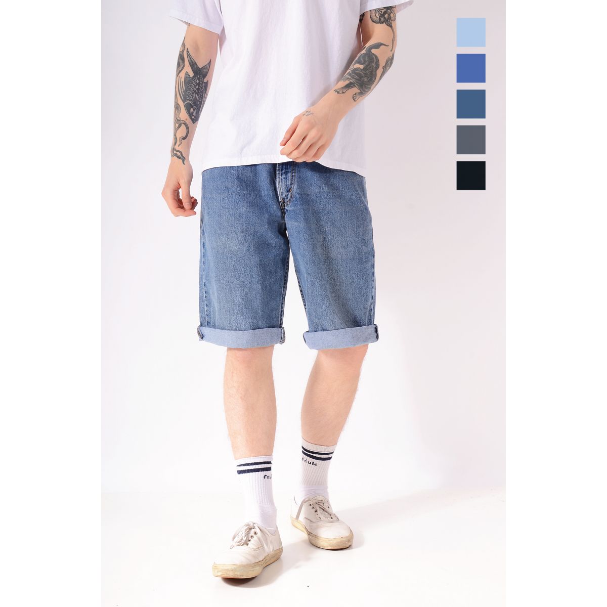 LEVI'S 569 Loose Fit Denim Shorts (Grade B) Various Colours & Sizes |  Vintage Online 