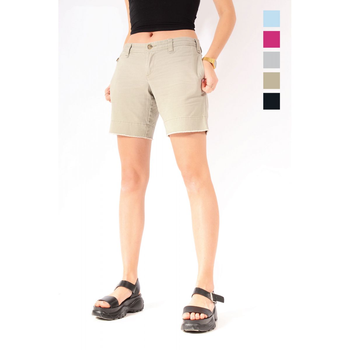 TOMMY HILFIGER Low Waist Boyfriend Fit Chino Shorts Various Colours & Sizes