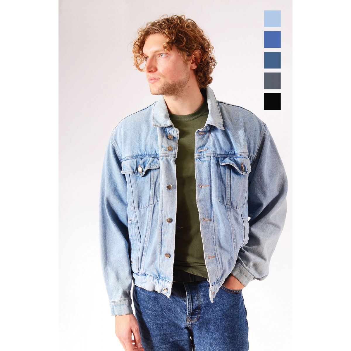 WRANGLER Distressed Denim Jacket Various Sizes & Colours | Vintage Online |  